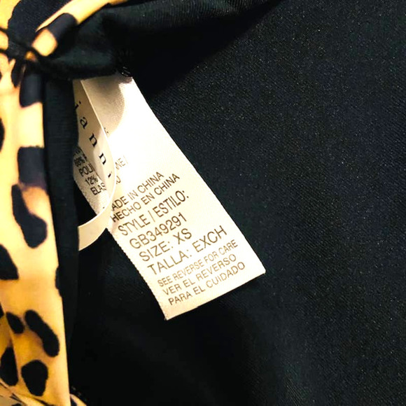 Giana Bini Leopard Bikini Top XS - Picture 6 of 6